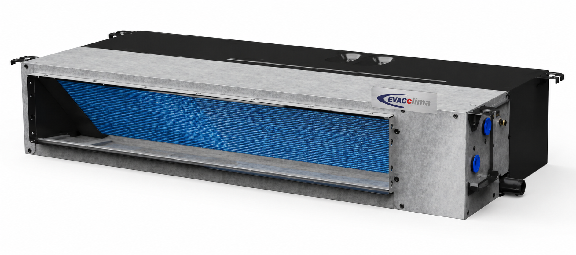 Ventilconvettore idronico canalizzabile ribassato con marchio EVACCLIMA